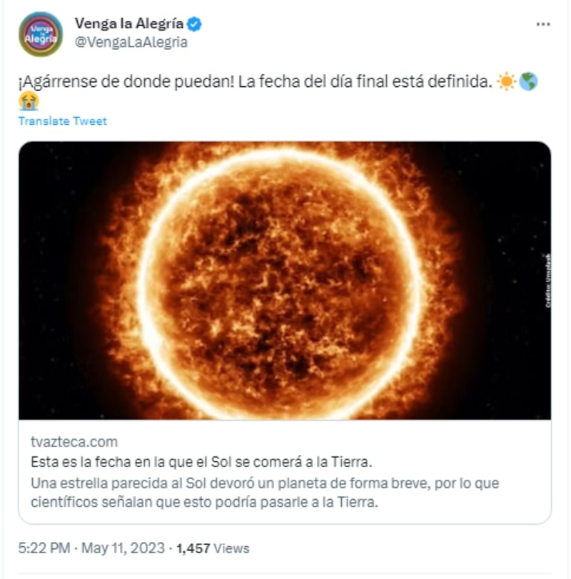 ¿La Tierra será devorada por el Sol?