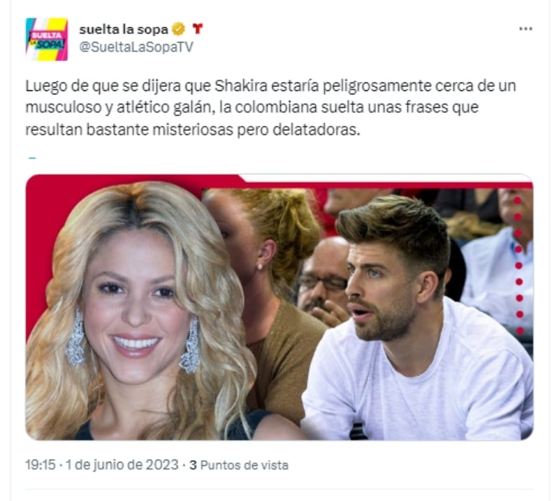 ¿Shakira confirma relación?