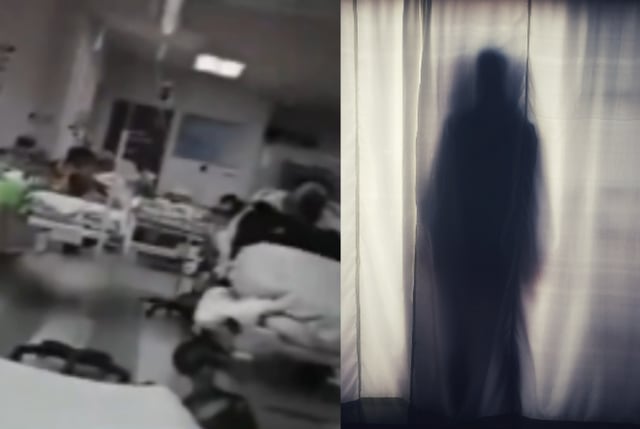 Escalofriantes imágenes muestran a extraña sombra en un Hospital