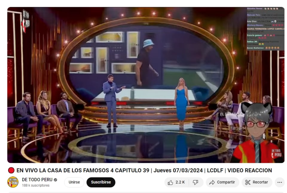 MundoNow, transmisión, reality, celebridades, eliminados