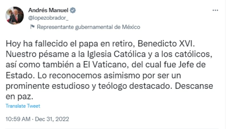 El polémico mensaje de los mandatarios de México