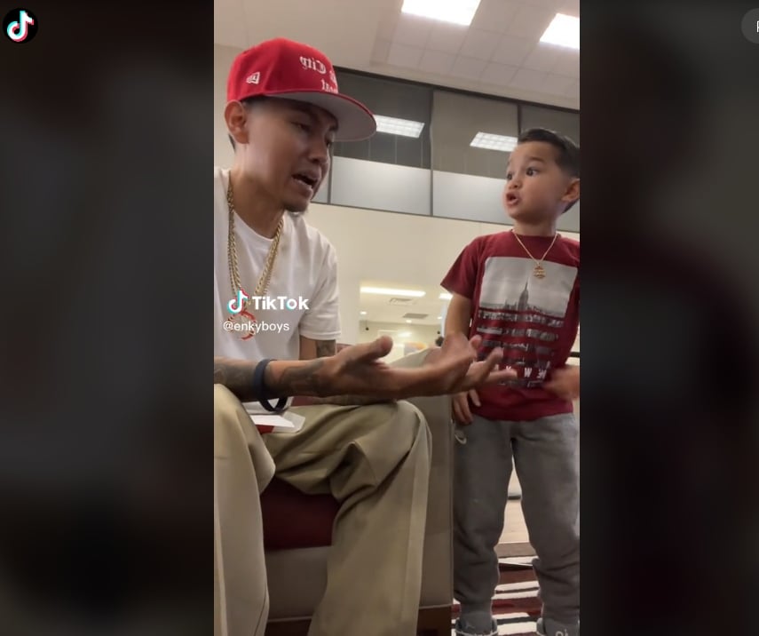 "Un gran padre para su hijo"