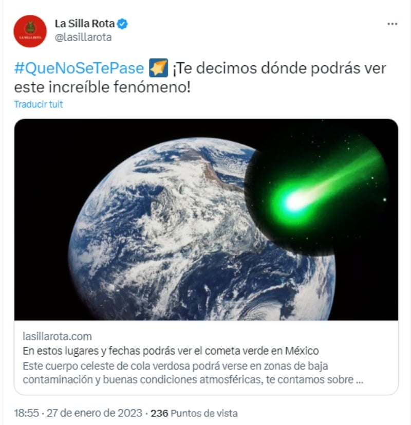 Cometa verde acerca Tierra: ¿Se impactará en el planeta?