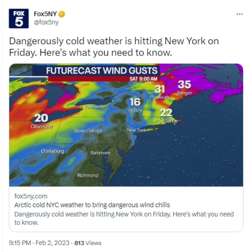 Explosión Ártica Nueva York: “Este es un brote ártico épico y generacional"