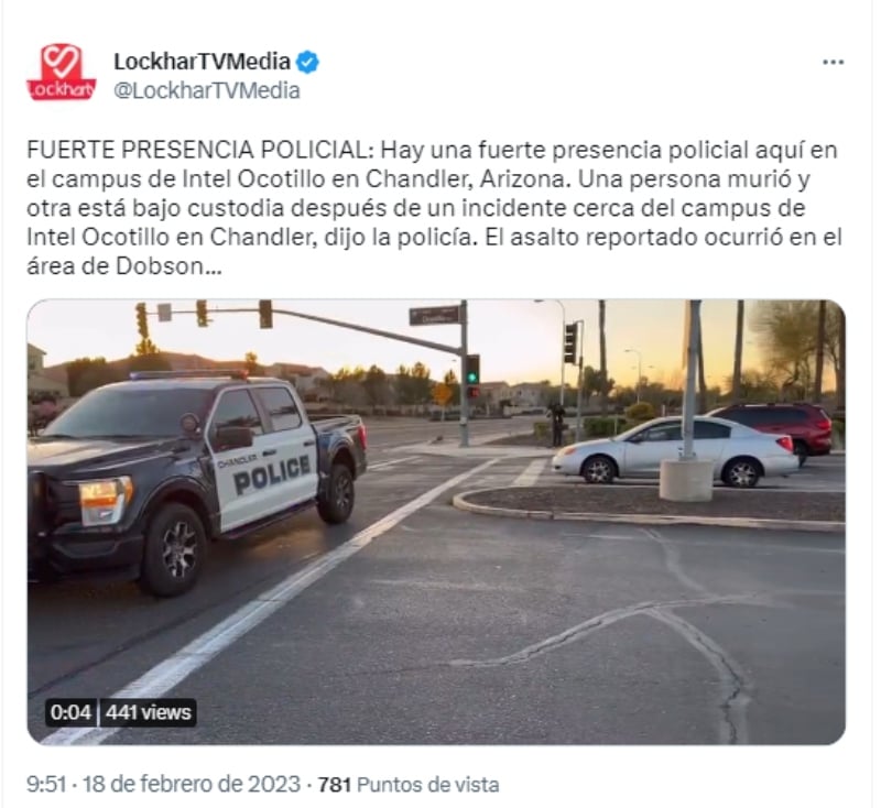 Fuerte presencia policiaca