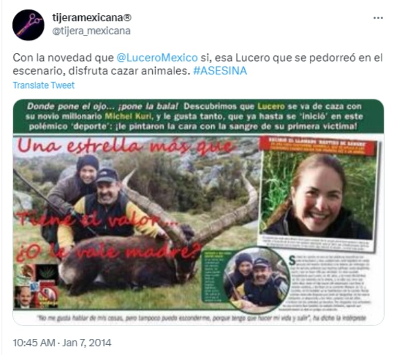 ¿Es peor que Lucero?