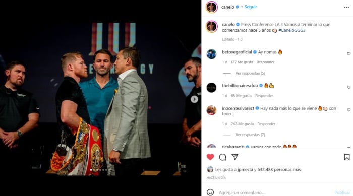 Canelo Alvarez warning Golovkin
