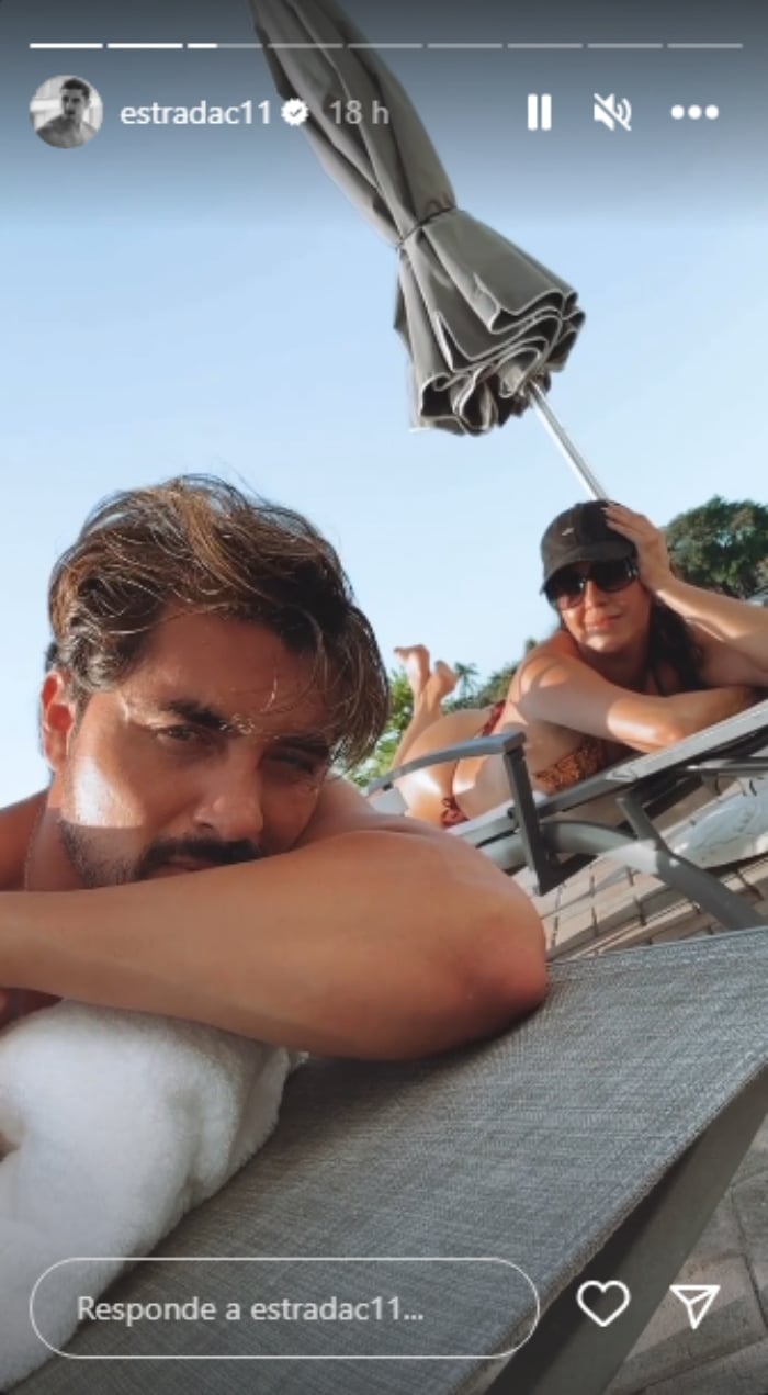 Alicia Machado and Christian Estrada