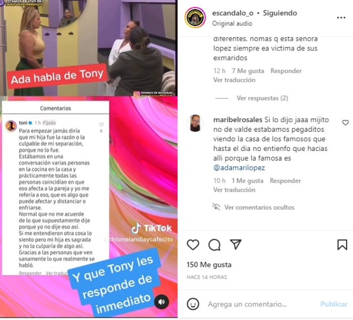 Adamari desenmascara a Toni Costa