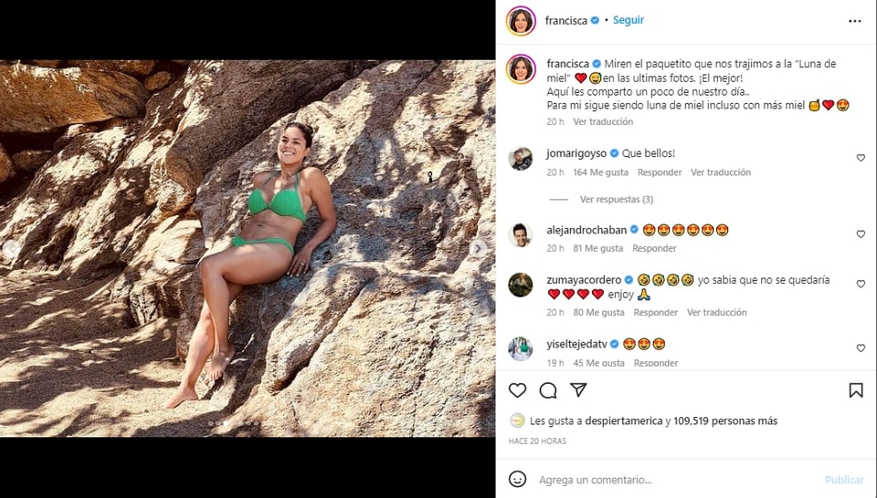 Francisca in daring bikini