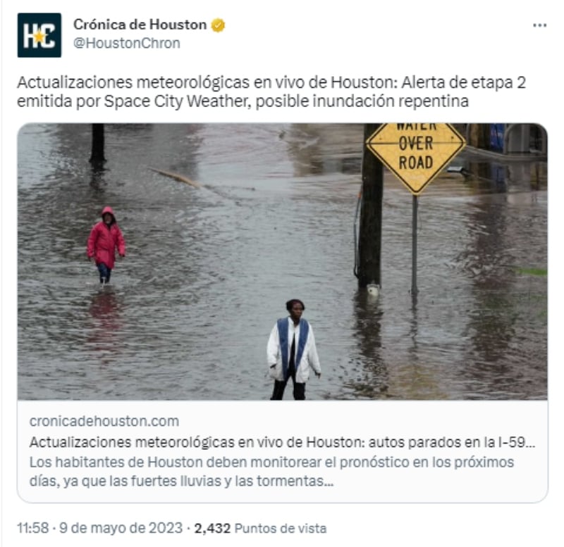 Inundaciones en Texas