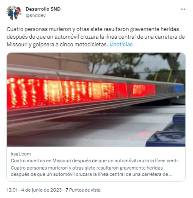 "Vi gente corriendo"