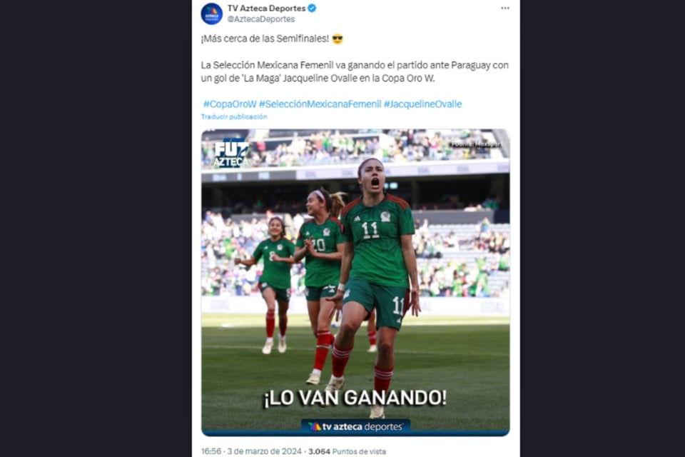México, Paraguay, Copa Oro W, California, MundoNOW