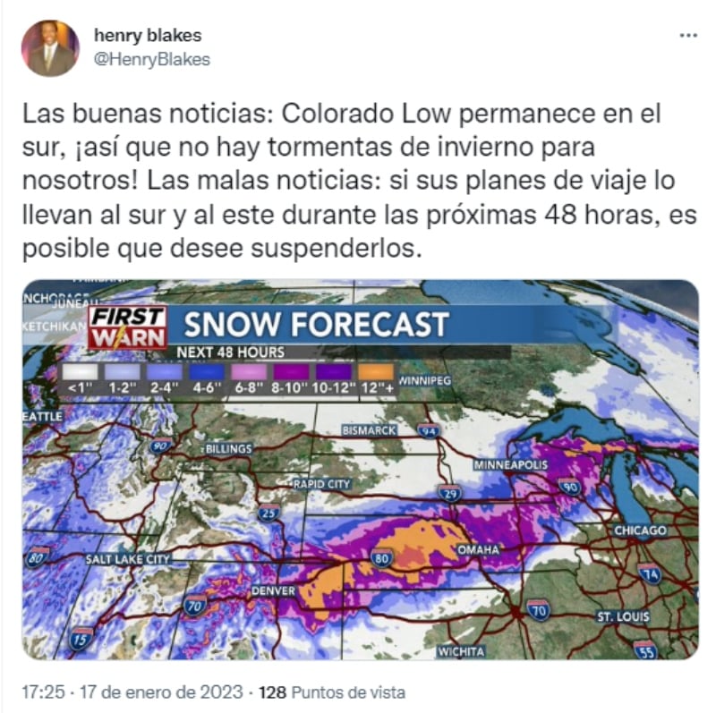¿Cómo será la temperatura?