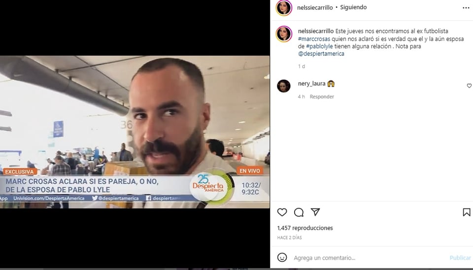 Esposa de Pablo Lyle Marc Crosas