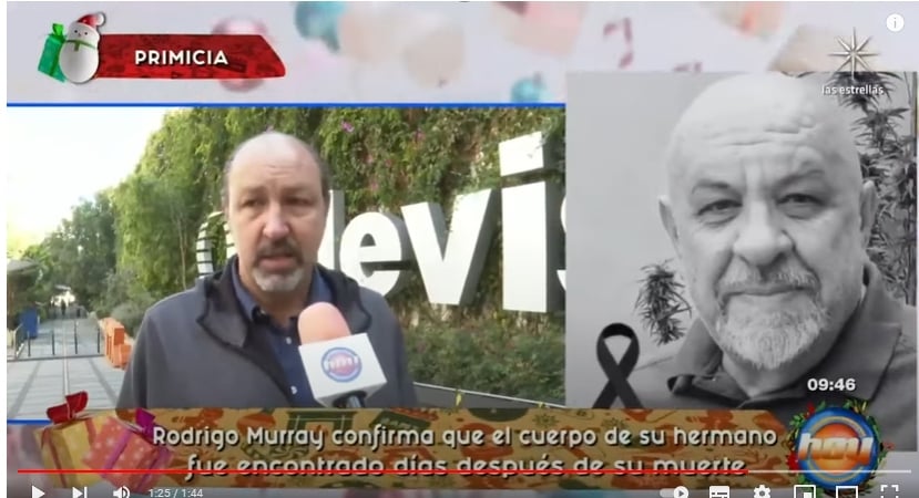 Rodrigo Murray muerte hermano