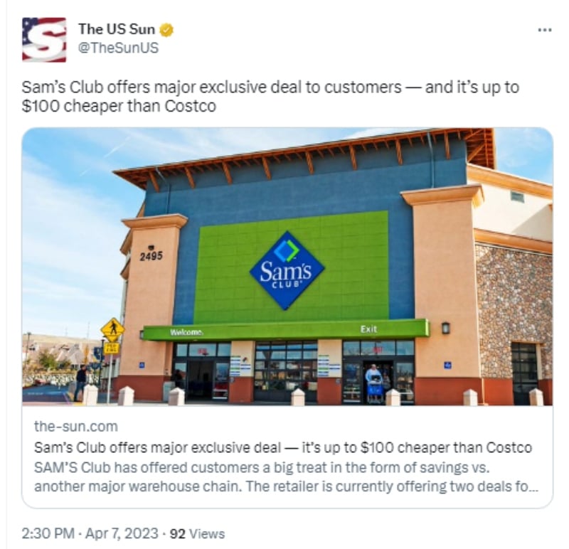 Sam´s Club hace anuncio y da golpe a Costco