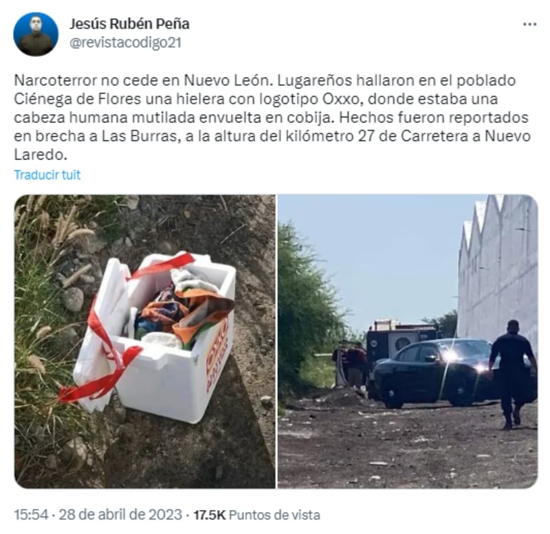 ¿Un tema con el narco?