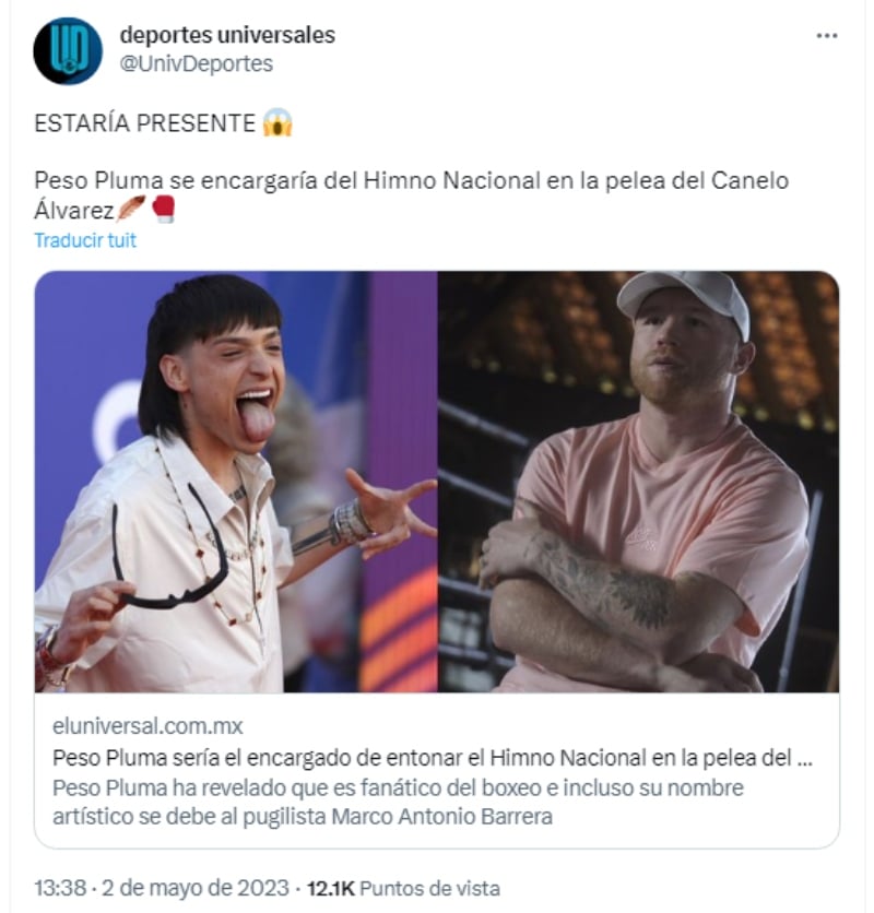 Peso Pluma himno Canelo Álvarez: ¿Quién es el cantante mexicano?