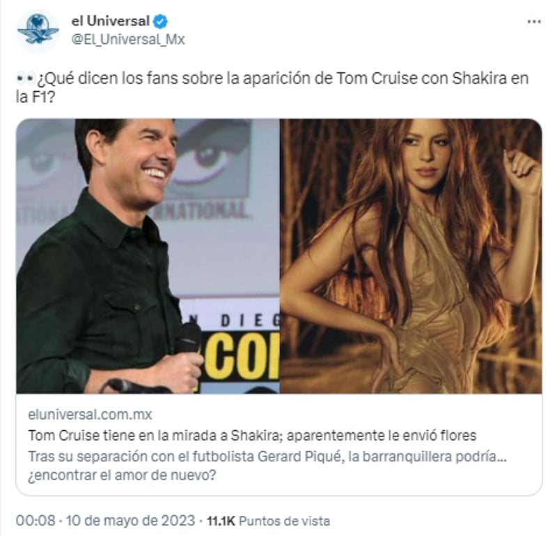 Does Shakira already have a lover?