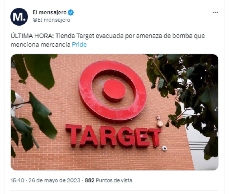 Terror en plena tienda de EEUU