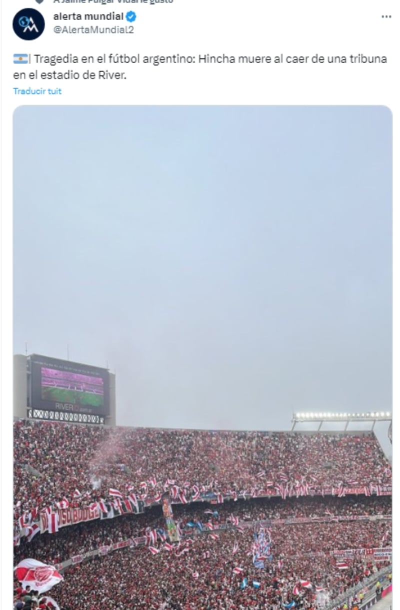 Tragedia suspende juego de fútbol