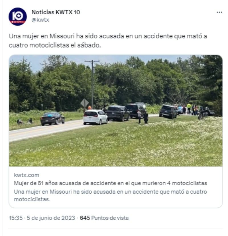 Múltiples muertos en accidente de motociclistas