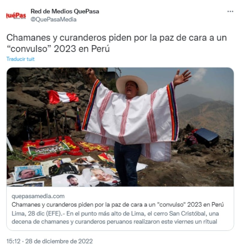 Shamans predict great earthquake for 2023
