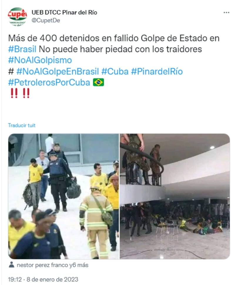 400 manifestantes detenidos Brasil: "Pagarán por los delitos cometidos"