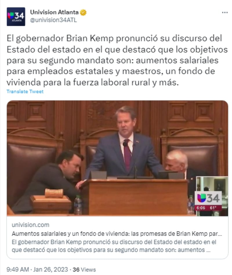 Brian Kemp estado emergencia: Esto fue debido a la violencia