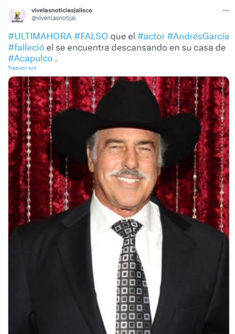 Las palabras del actor
