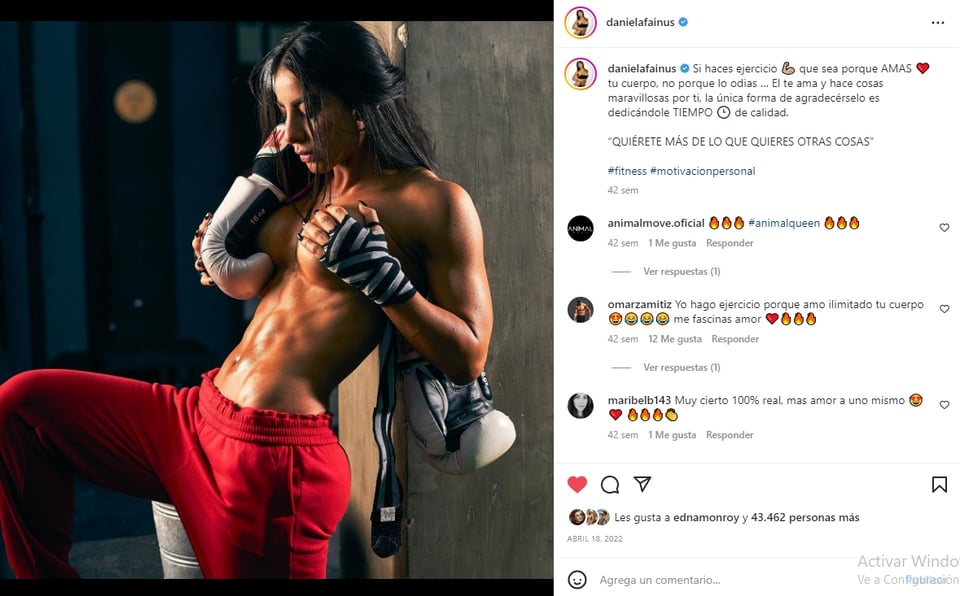 Deportistas con OnlyFans: Daniela Fainus