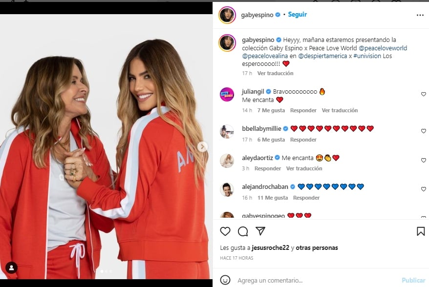 Gaby Espino aparece en Univisión