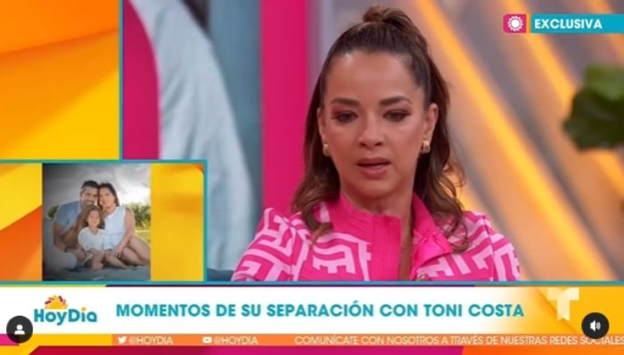 Novia de Toni Costa le responde a Adamari