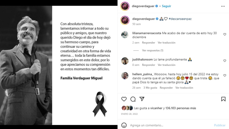 The autopsy of Diego Verdaguer