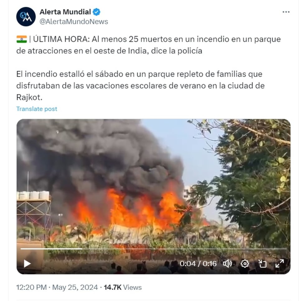 corpses, police, investigation, owner, Amusement park India fire