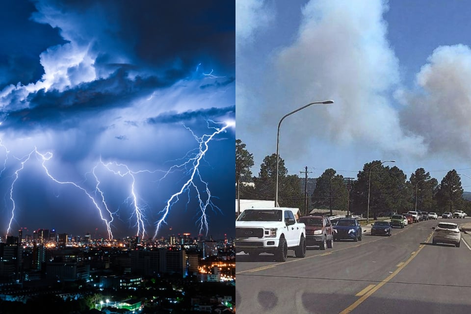 ¡Buenas noticias! Las bajas temperaturas y lluvias podrían terminar con los incendios forestales en Nuevo México featured image