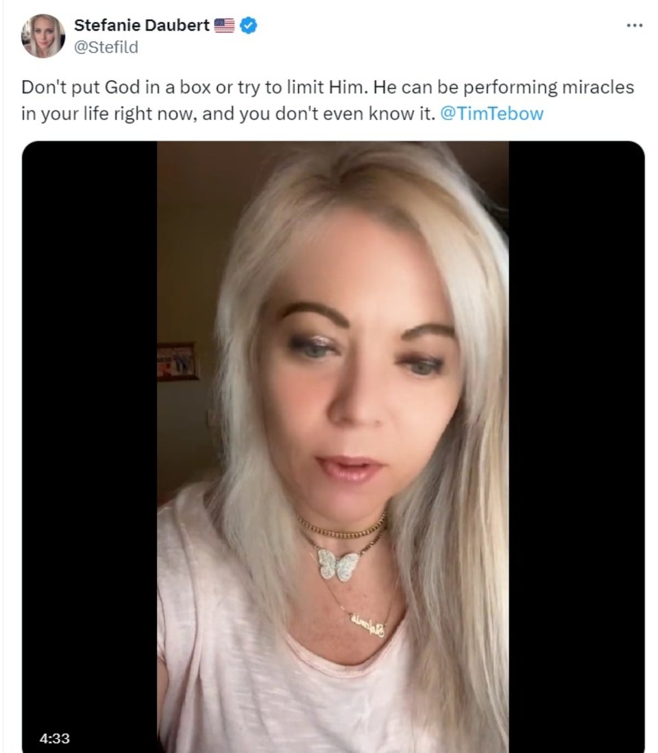 influencer Stefanie Daubert dies, Twitter, video, pro Trump, MundoNOW