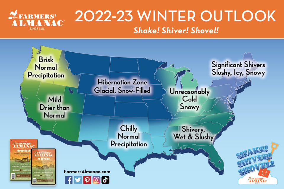 Farmers Almanac forecasts extreme US winter