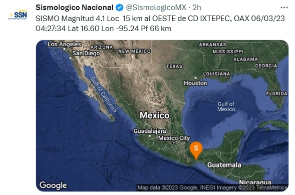 Mhoni Vidente sismo Oaxaca