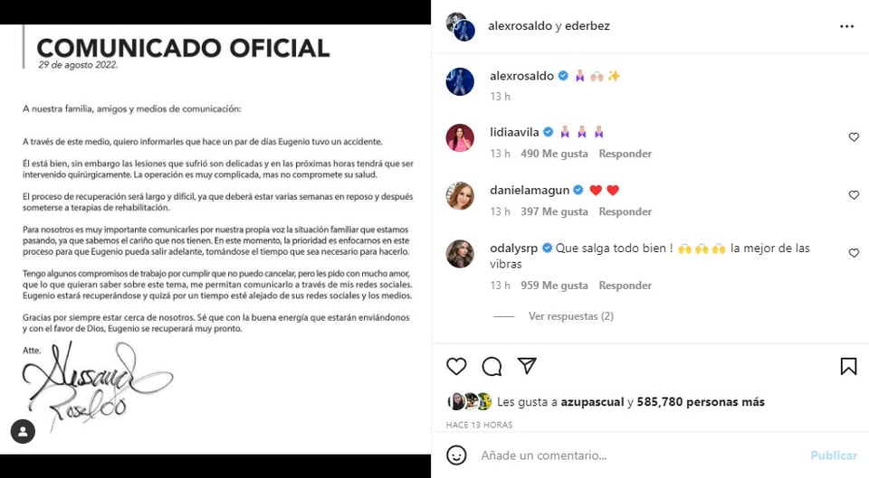 Salud de Eugenio Derbez
