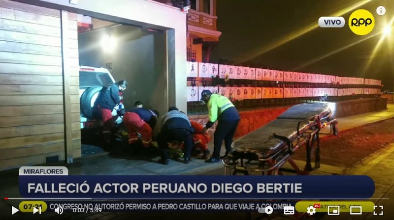 Actor Diego Bertie dies