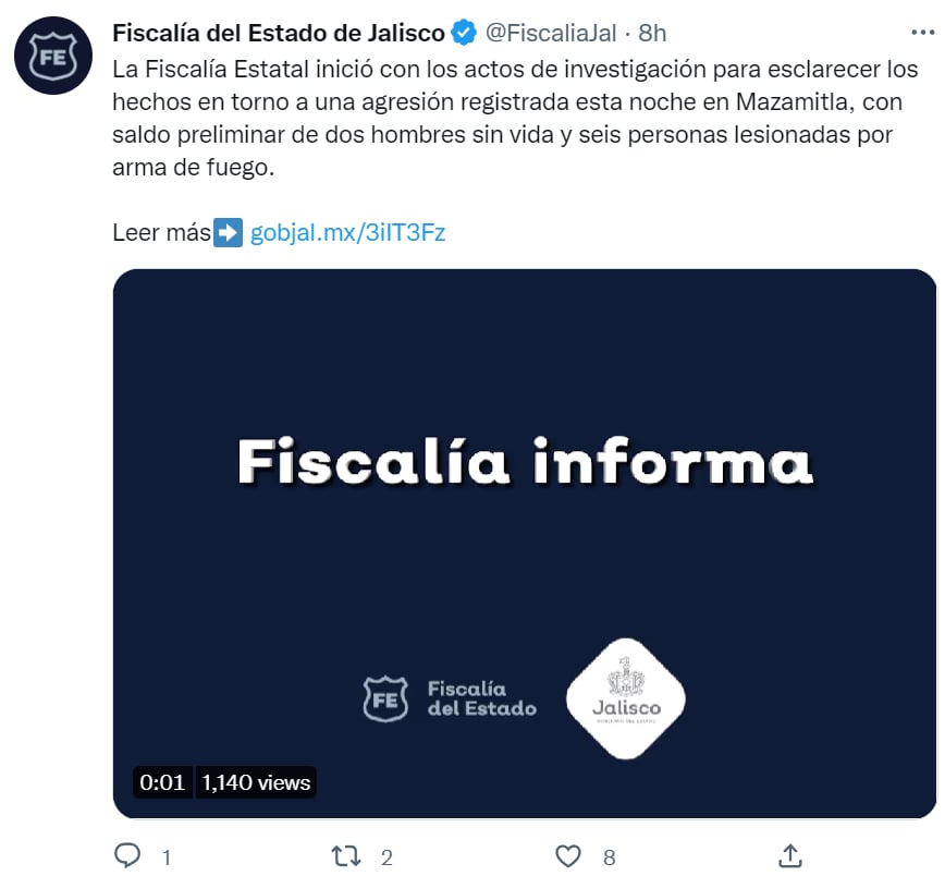 Ataque armado Mazamitla México