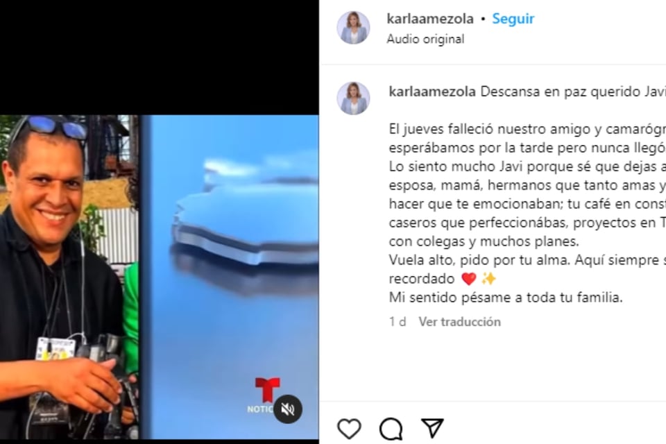 industria periodística, corresponsal, Karla Amezola, Instagram, mundonow, Telemundo