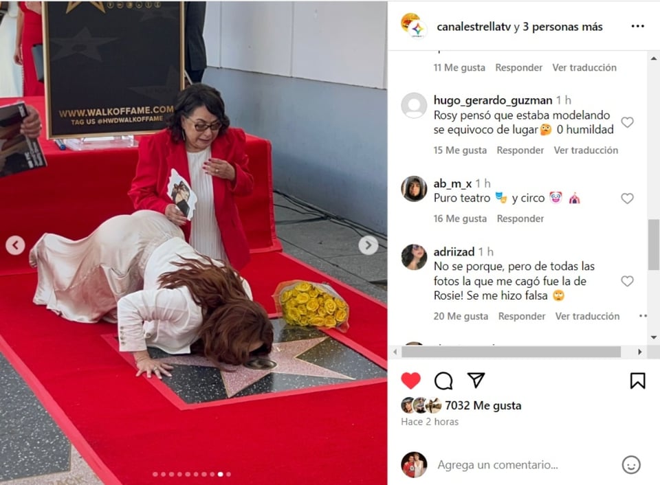 Jenni Rivera Paseo de Fama, Rosie, Señora Rosa, don Pedro Rivera, MundoNOW
