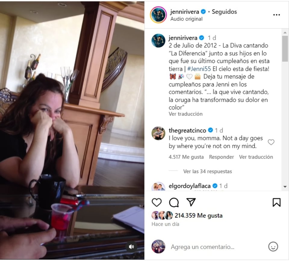 Jenni Rivera cumpleaños, La Diva de la Banda, hijos, festejo, MundoNOW