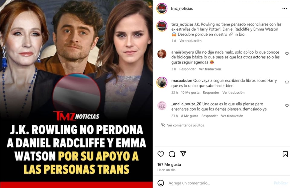 actores Harry Potter trans, Rupert Grint, Evanna Lynch, Jason Isaacs, MundoNOW