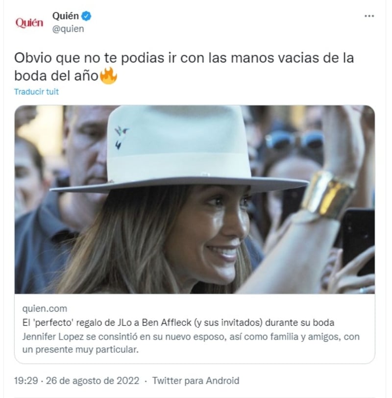 JLo canta y baila en plena boda