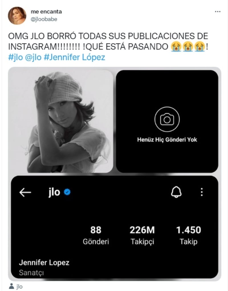 JLo borra fotos redes: ¿Qué pasa con la Diva del Bronx?