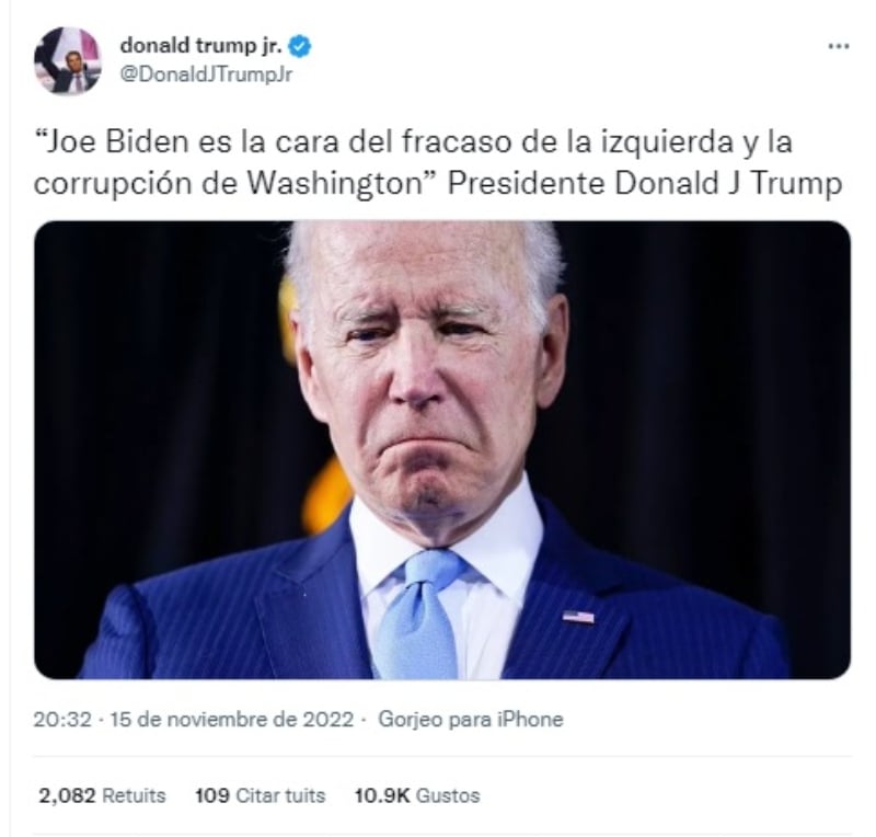 Joe Biden breaks his silence on Trump's candidacy